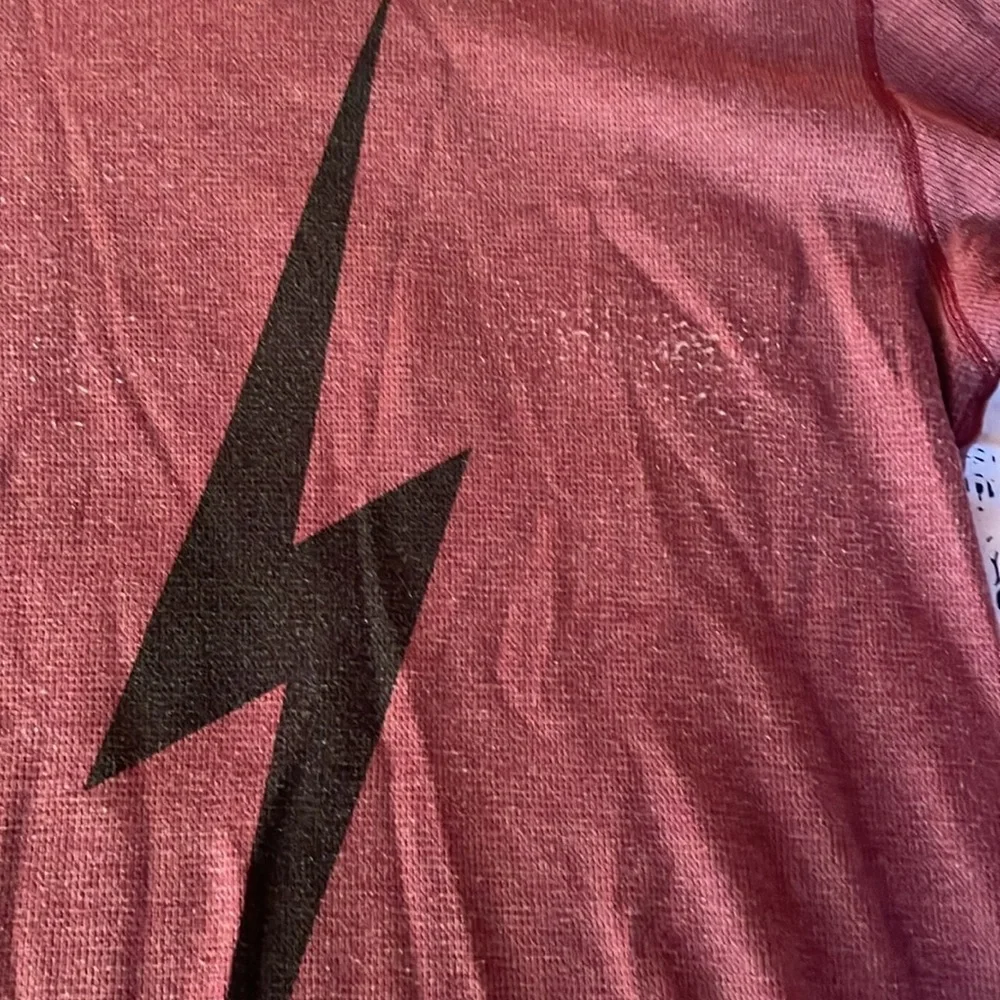 Aviator Nation - thermal bolt long sleeve top - claret - size M unisex - Picture 3 of 7